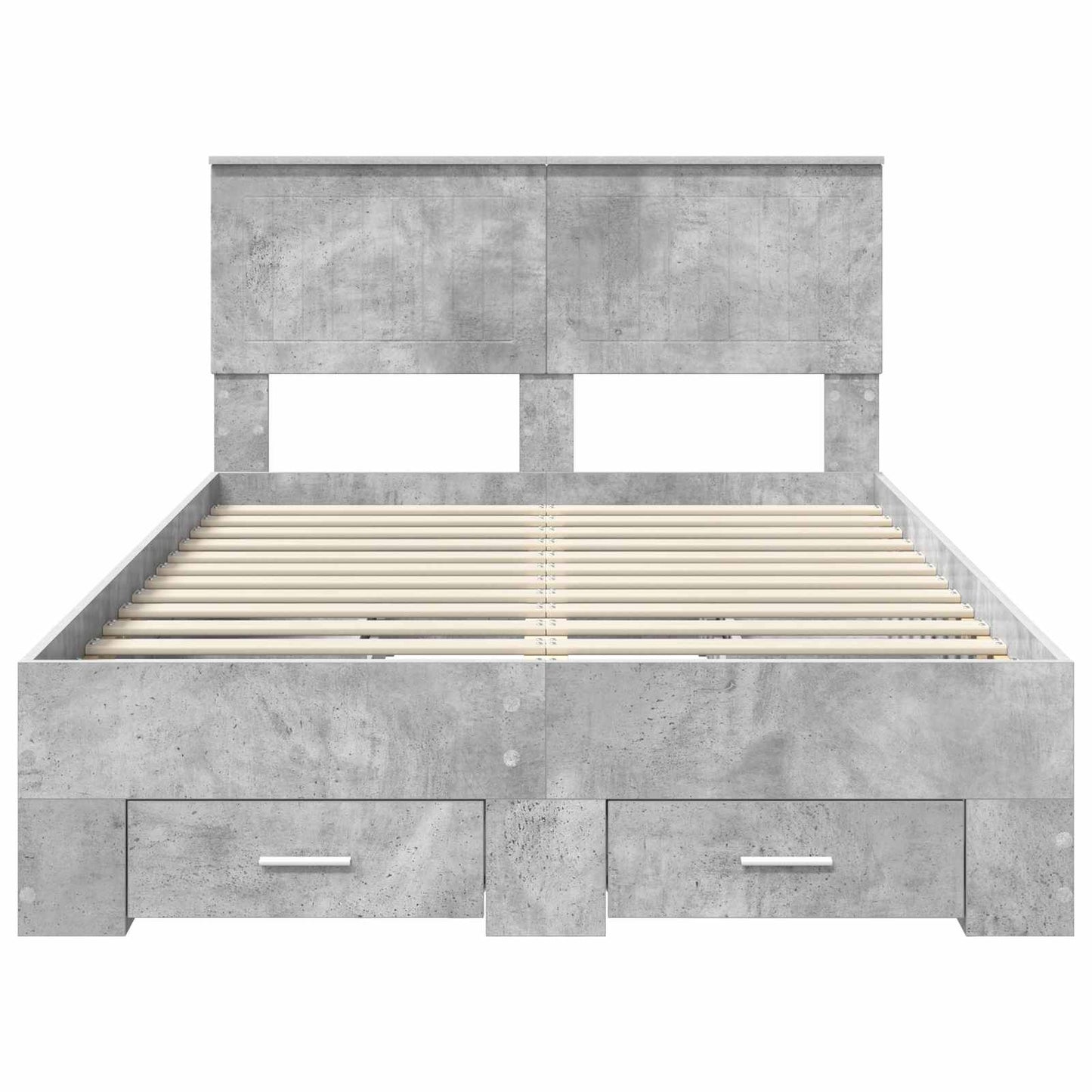 Struttura del letto con cassetto Grigio Cemento 120 x 190 cm | homemem39