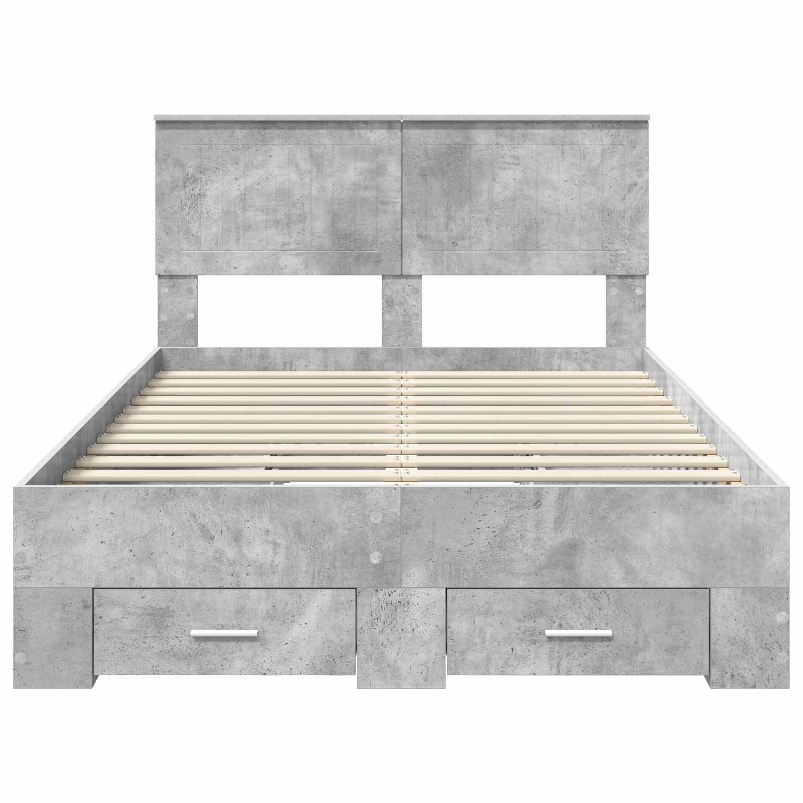 Struttura del letto con cassetto Grigio Cemento 120 x 190 cm | homemem39
