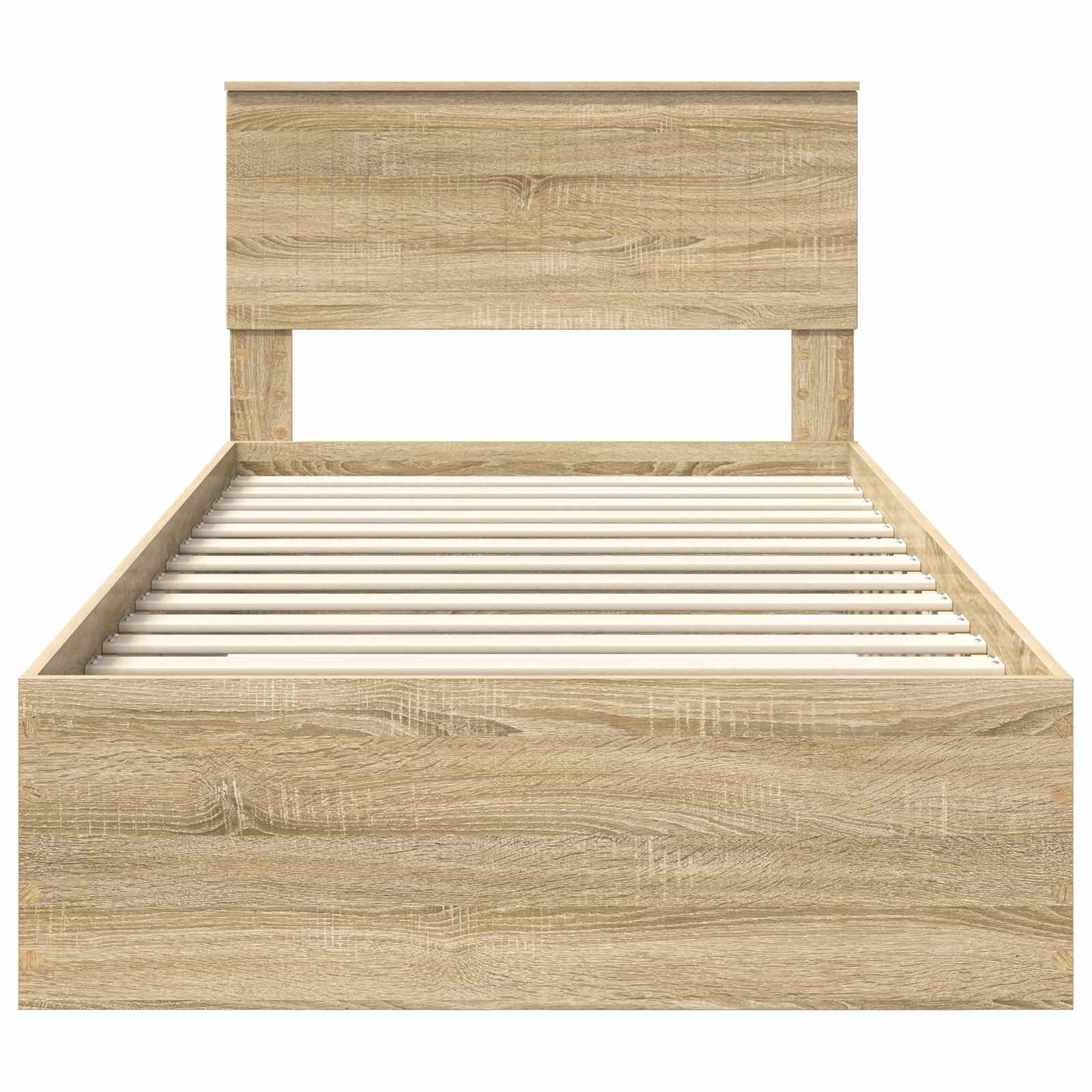 Struttura del letto con cassetto Rovere Sonoma 100 x 200 cm | homemem39