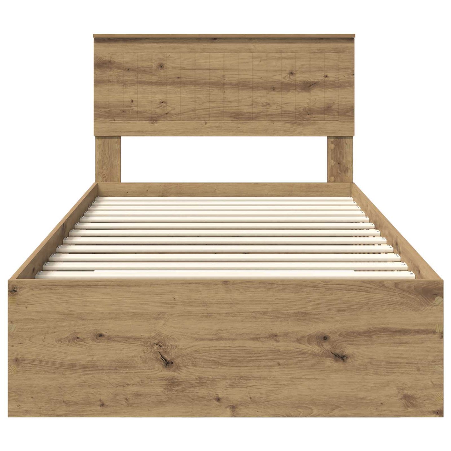 Struttura del letto Rovere Artigianale 100 x 200 cm | homemem39