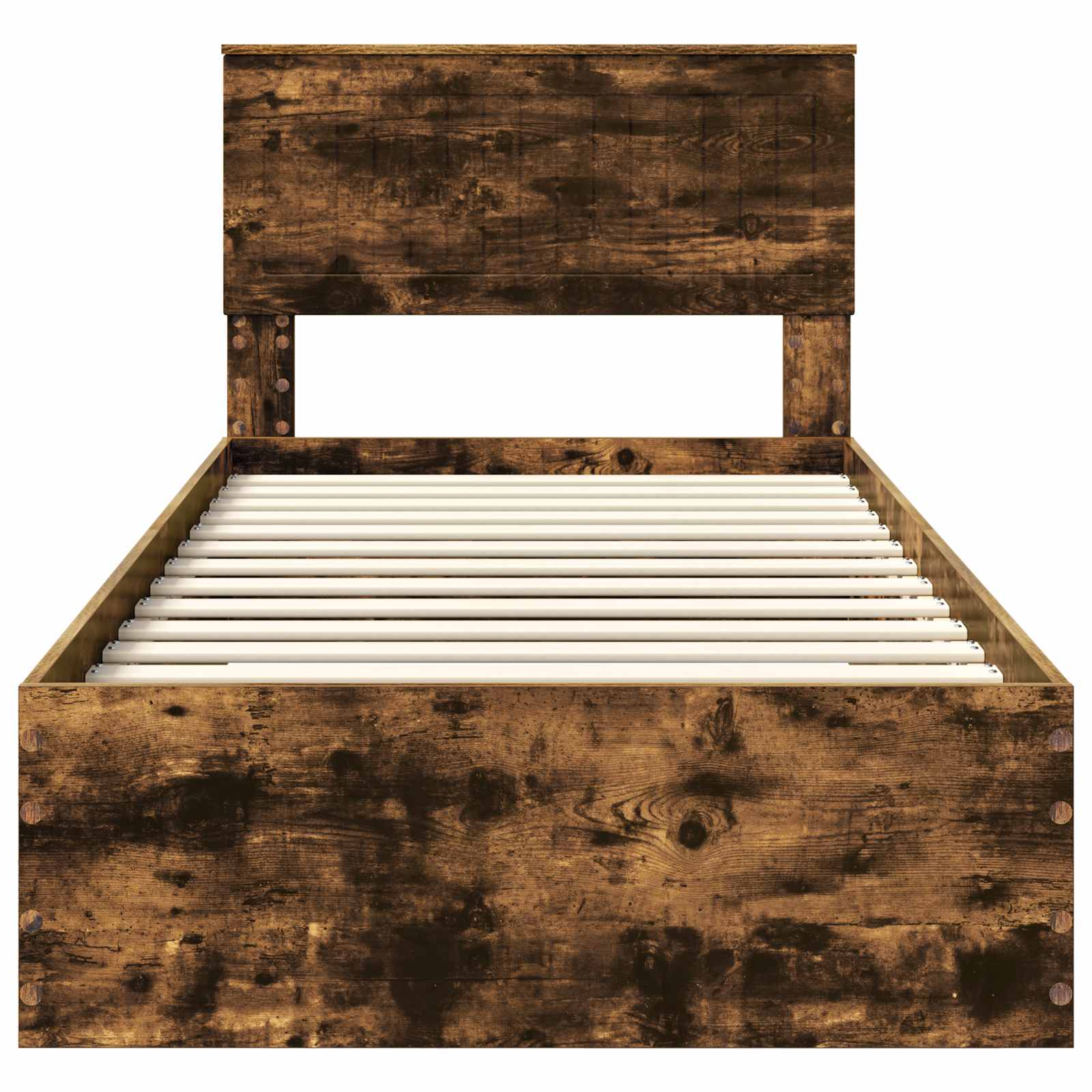 Struttura del letto con cassetto Rovere Fumo 90 x 200 cm | homemem39