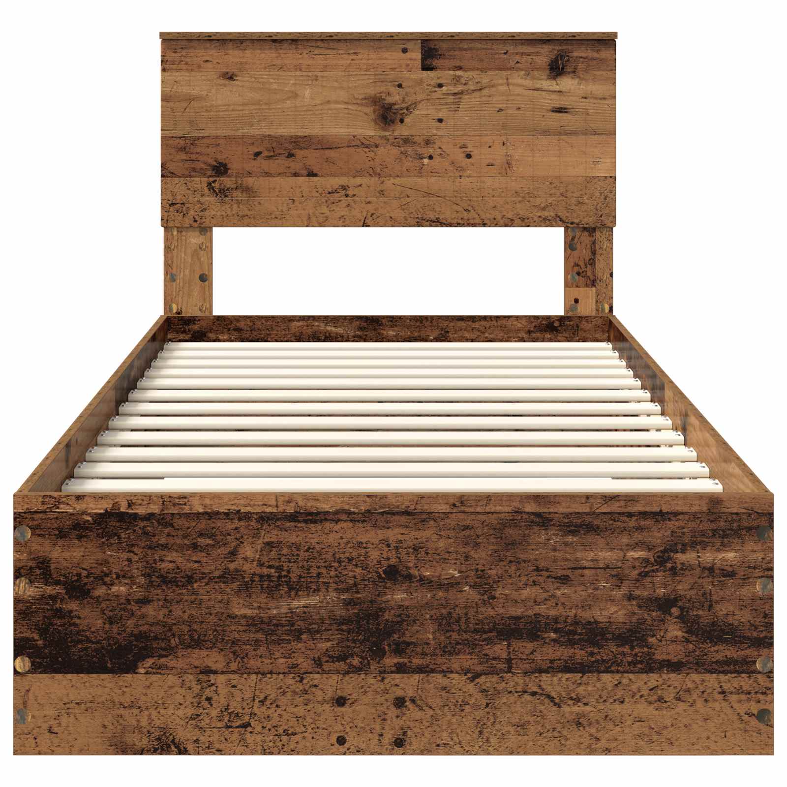Struttura del letto con cassetto Legno antico 90 x 200 cm | homemem39