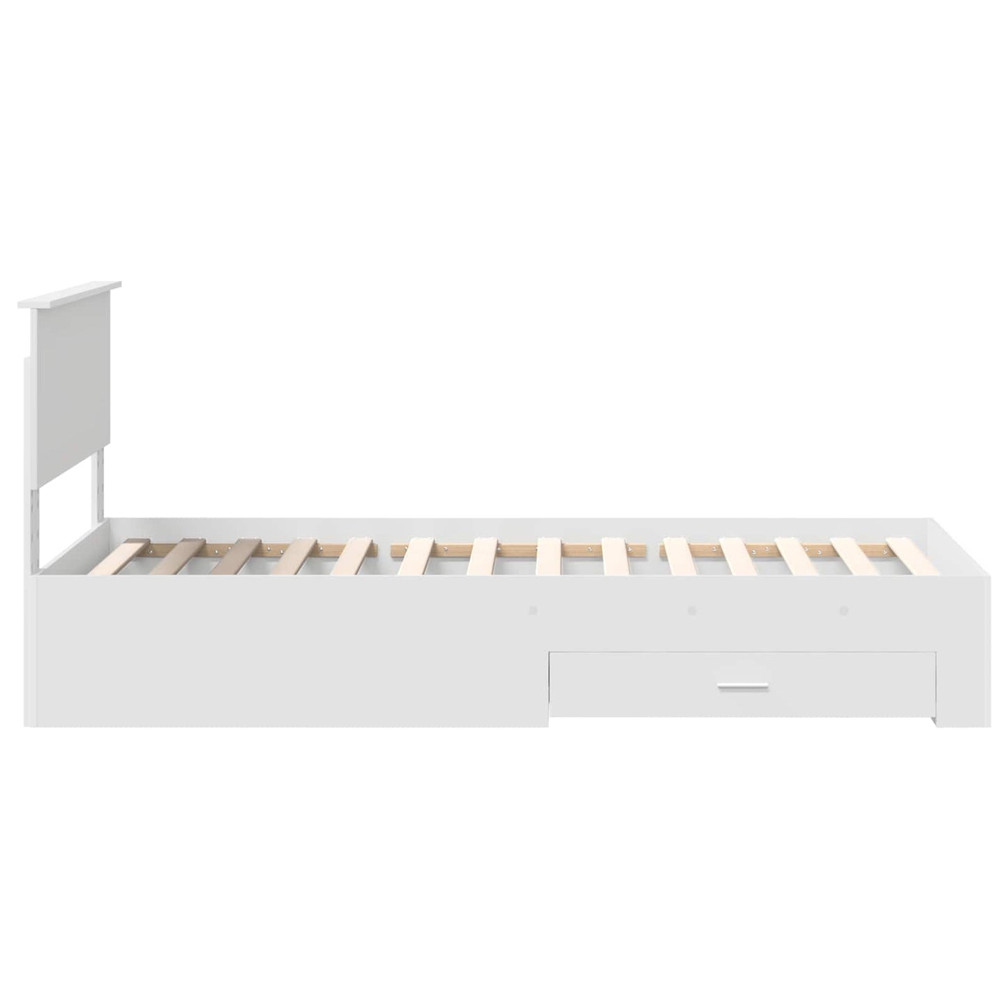 Struttura del letto Bianco 90 x 190 cm Legno ingegnerizzato | homemem39
