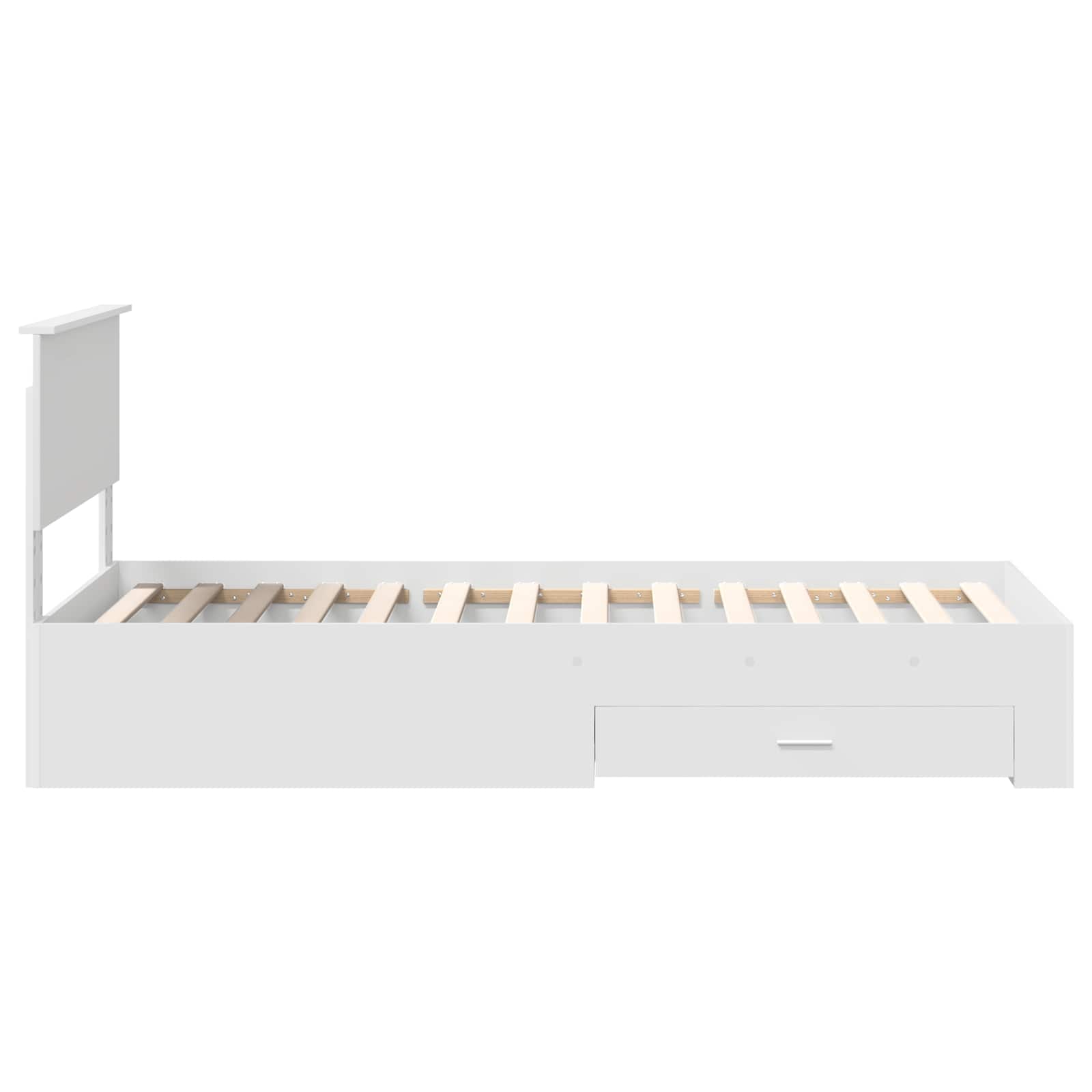 Struttura del letto Bianco 90 x 190 cm Legno ingegnerizzato | homemem39