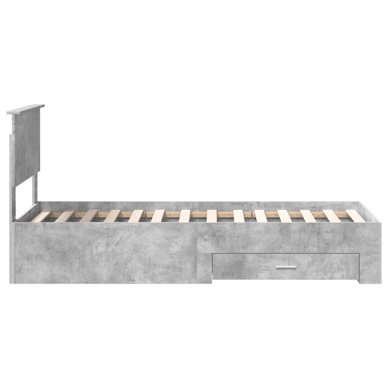 Struttura del letto Grigio Certo e Argento 70 x 190 cm | homemem39