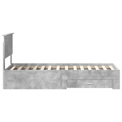Struttura del letto Grigio Certo e Argento 70 x 190 cm | homemem39