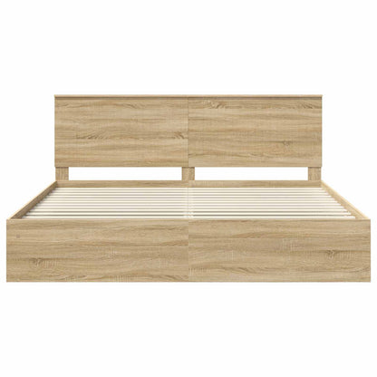 Struttura del letto Sonoma 200 x 200 cm Pino massello | homemem39