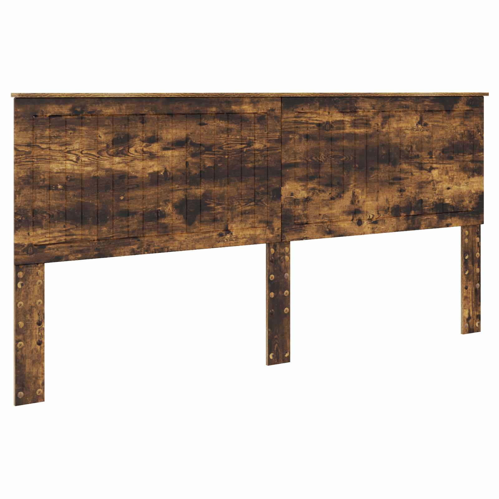 Struttura del letto Rovere fumé 200 x 200 cm Pino massello | homemem39