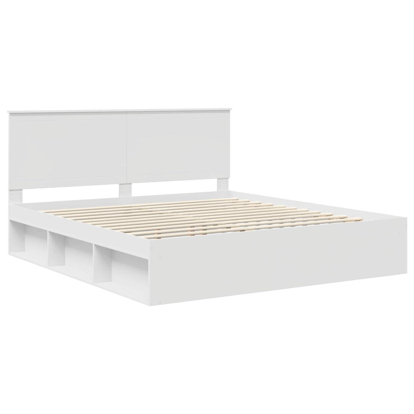 Struttura del letto Bianco 180 x 200 cm Pino massello | homemem39