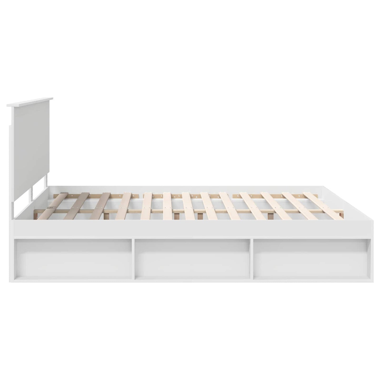 Struttura del letto Bianco 180 x 200 cm Pino massello | homemem39