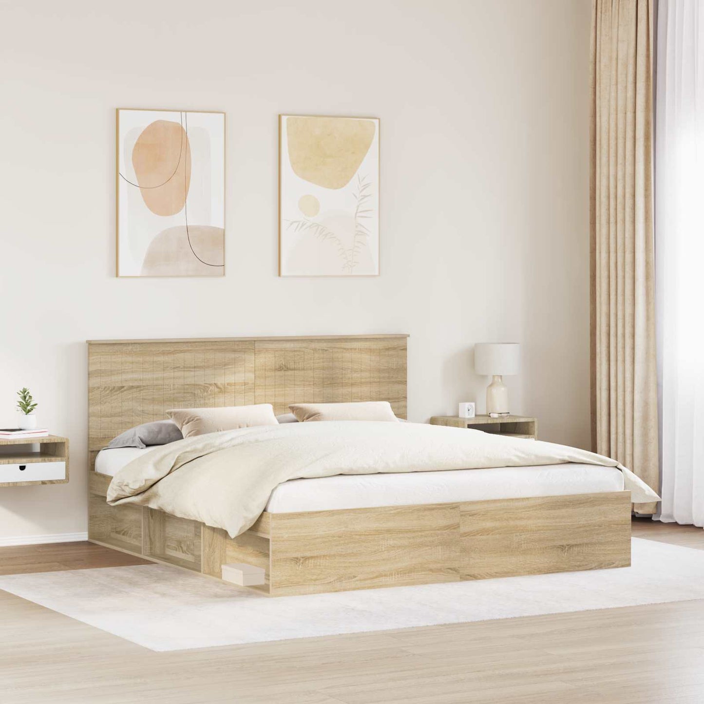 Struttura del letto Sonoma 180 x 200 cm Pino massello | homemem39