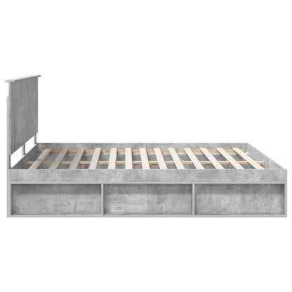 Struttura del letto Calcestruzzo 180 x 200 cm Pino massello | homemem39