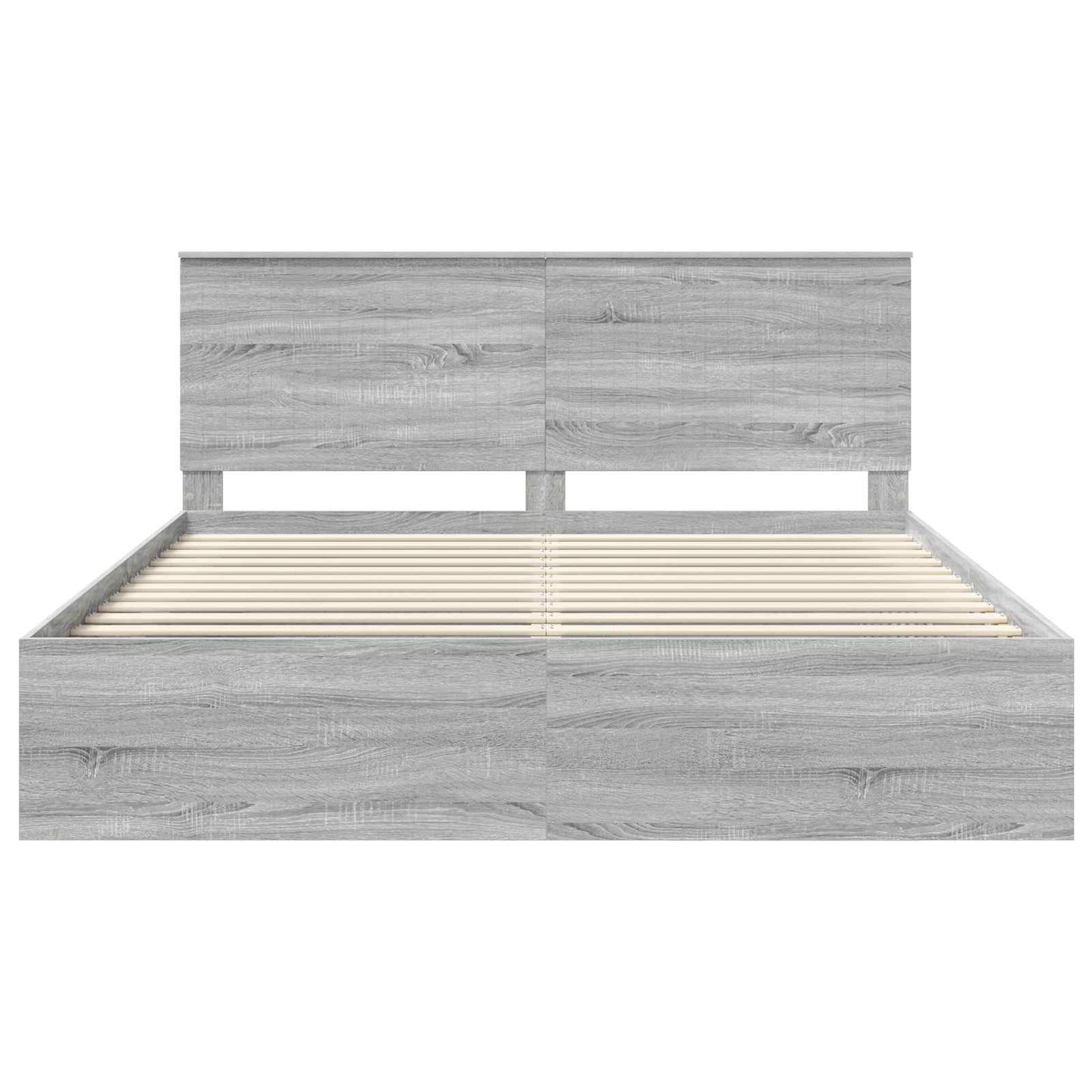 Struttura del letto Grigio Sonoma 180 x 200 cm Pino massello | homemem39