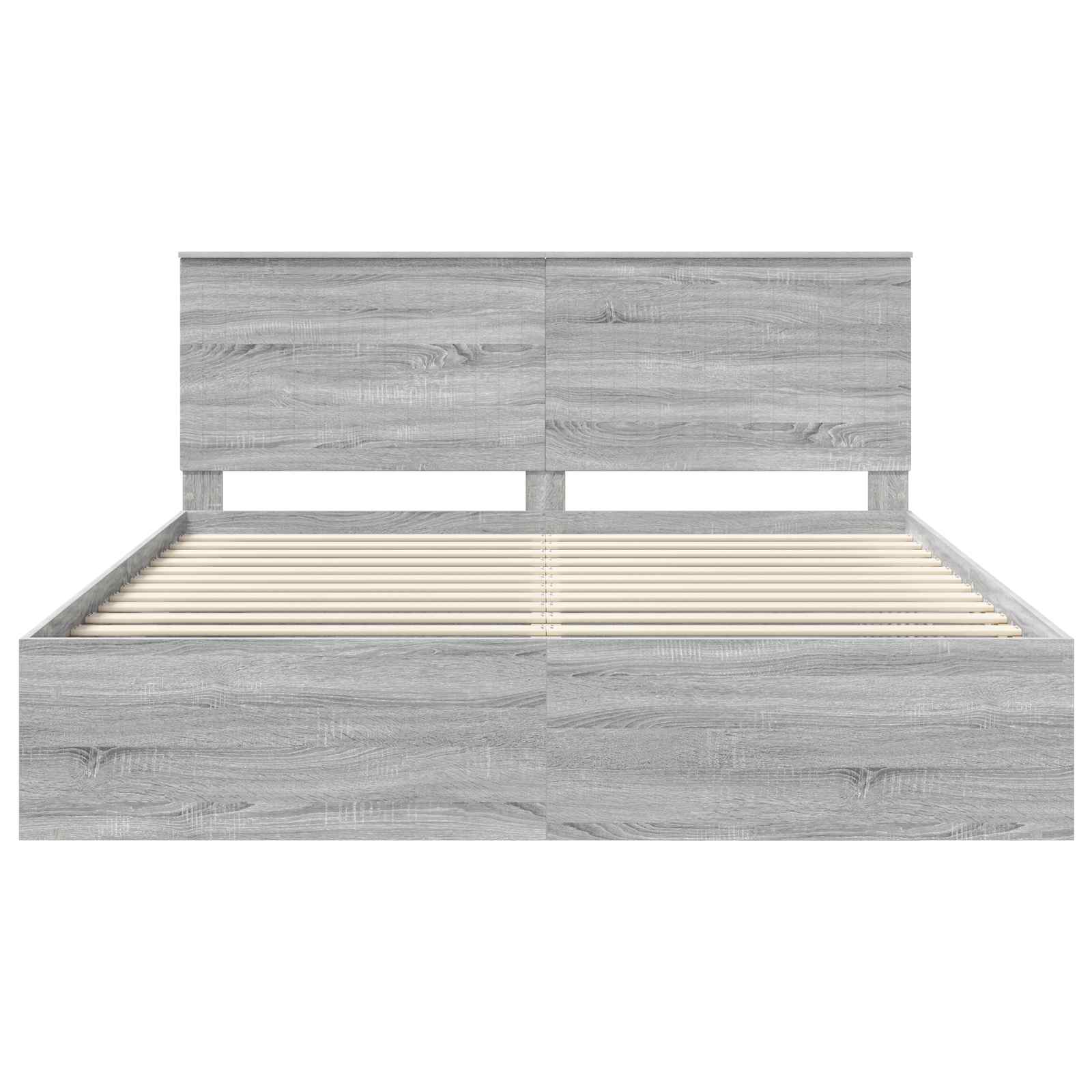 Struttura del letto Grigio Sonoma 180 x 200 cm Pino massello | homemem39