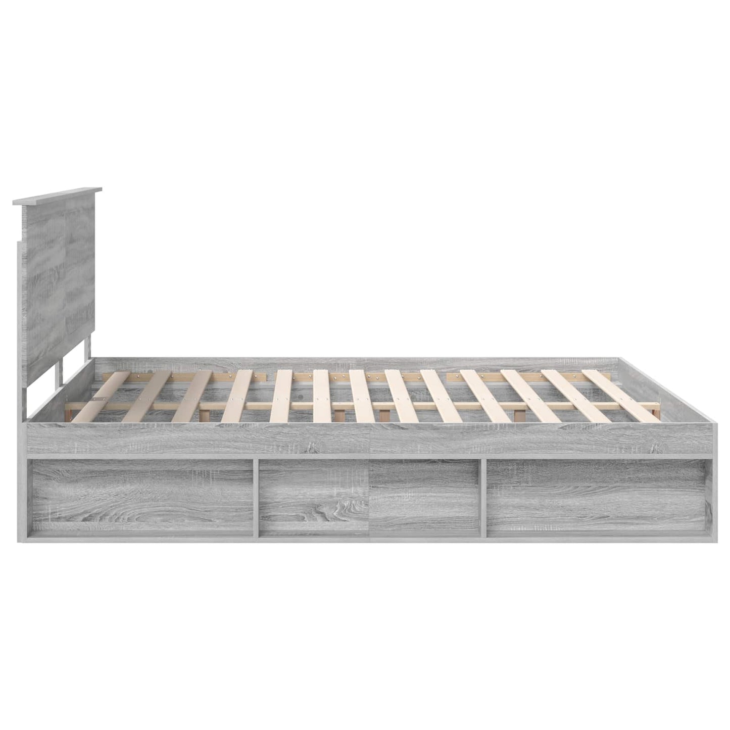 Struttura del letto Grigio Sonoma 180 x 200 cm Pino massello | homemem39
