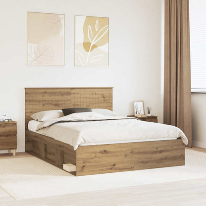 Struttura del letto Rovere Artigianale 150 x 200 cm | homemem39