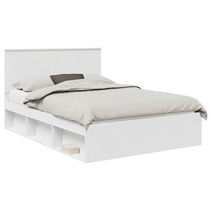 Struttura del letto Bianco 140 x 200 cm Pino massello | homemem39