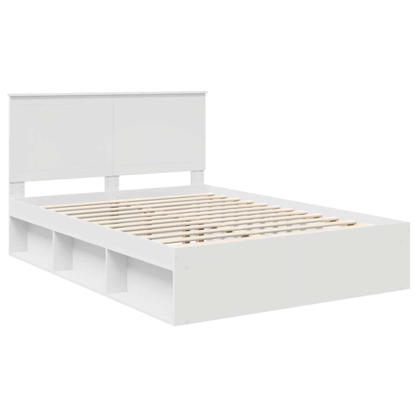 Struttura del letto Bianco 140 x 200 cm Pino massello | homemem39