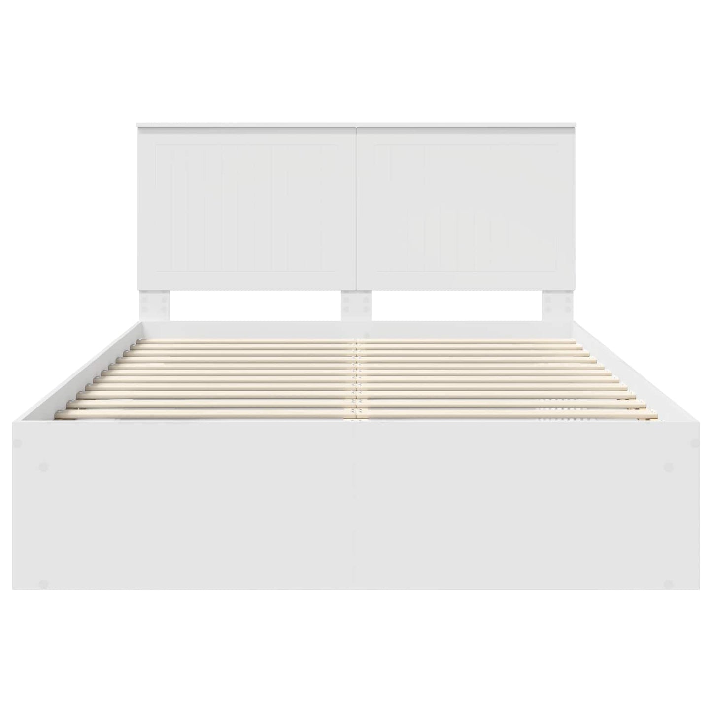 Struttura del letto Bianco 140 x 200 cm Pino massello | homemem39