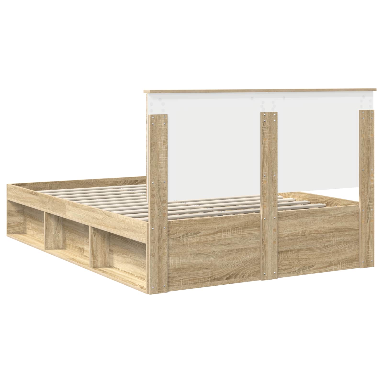 Struttura del letto Sonoma 140 x 190 cm Pino massello | homemem39