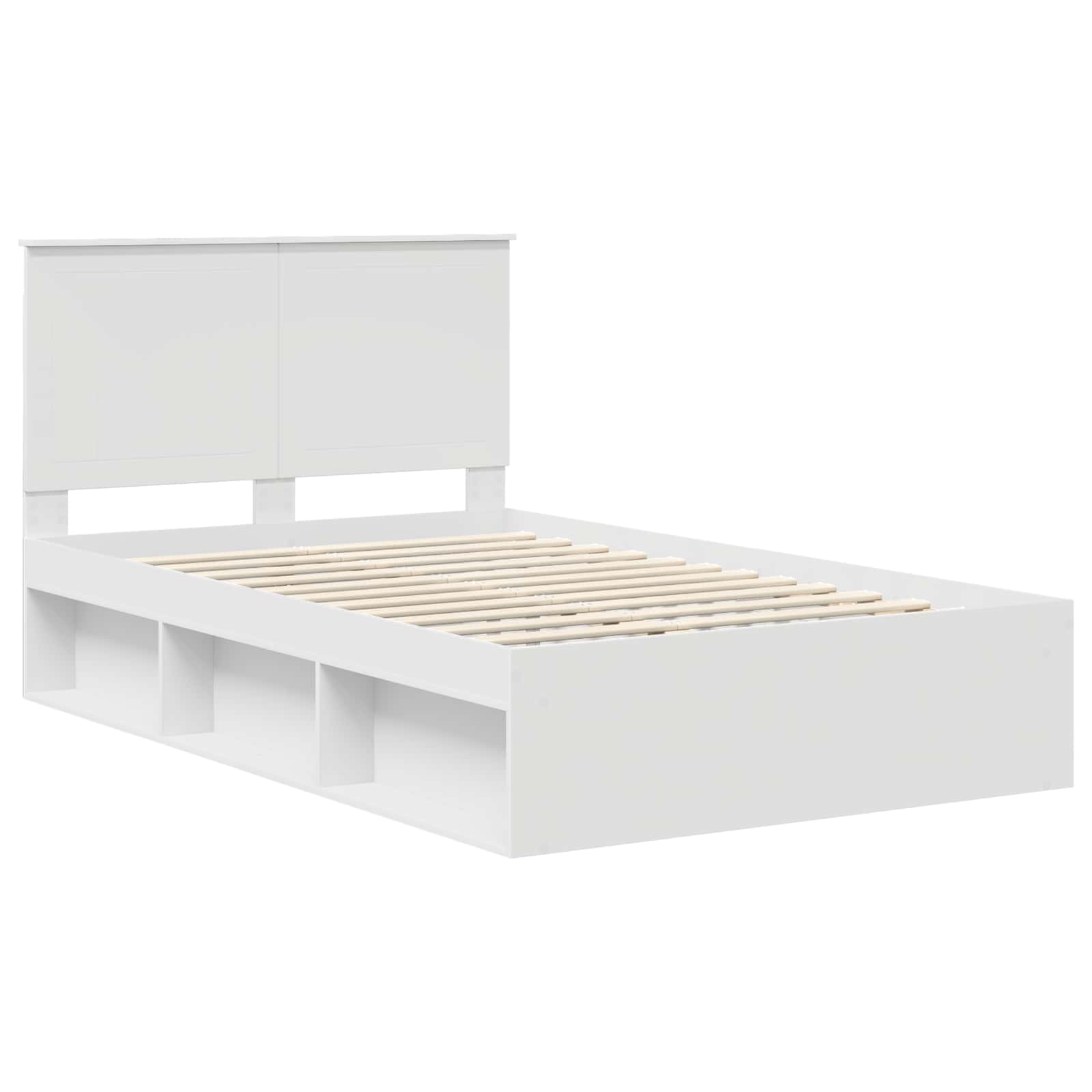 Struttura del letto Bianco 120 x 200 cm Pino massello | homemem39