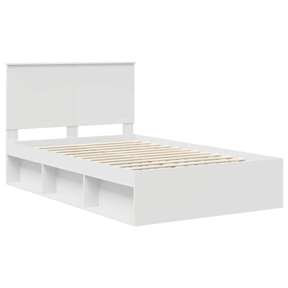 Struttura del letto Bianco 120 x 200 cm Pino massello | homemem39
