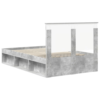 Struttura del letto Calcestruzzo 120 x 200 cm Pino massello | homemem39