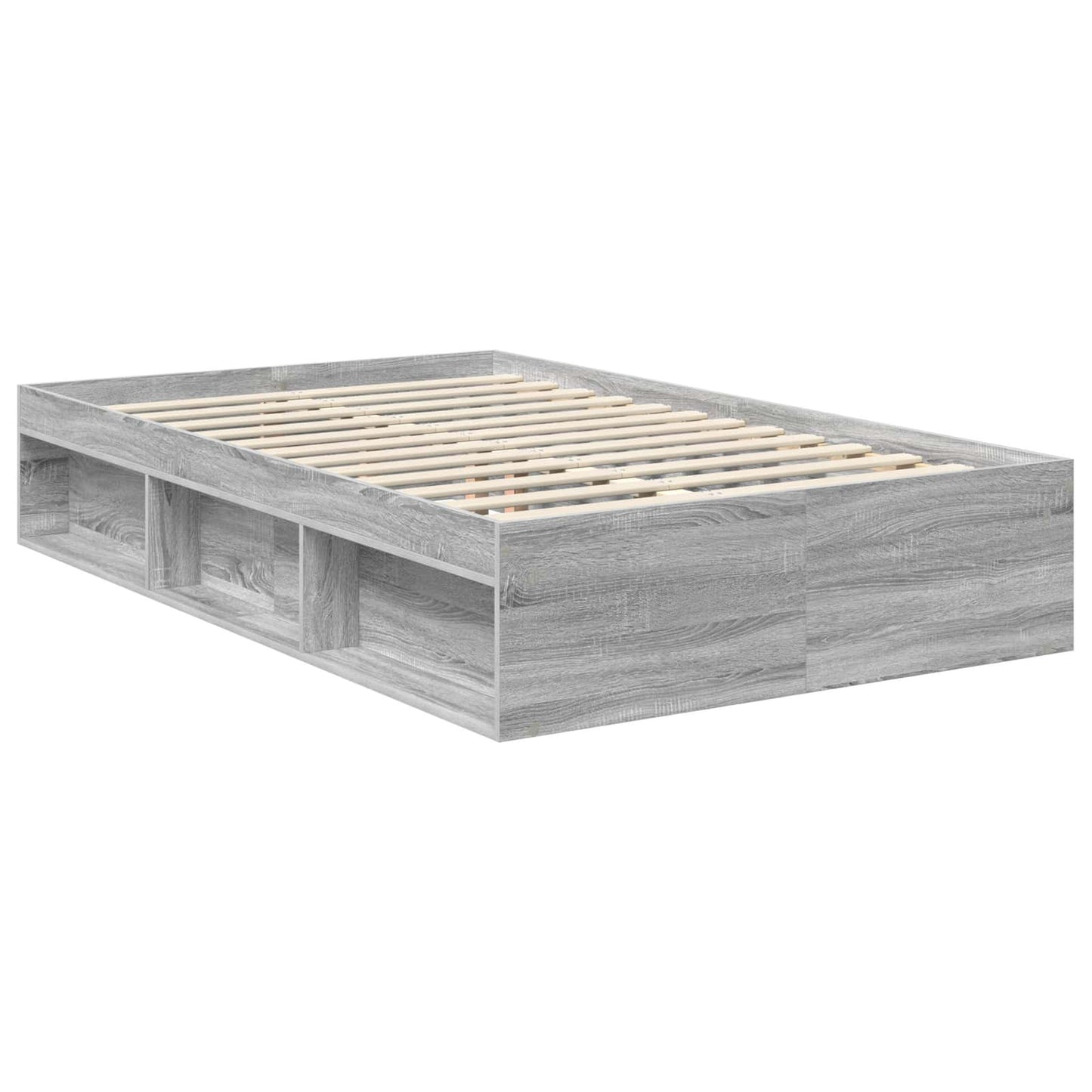 Struttura del letto Grigio Sonoma 120 x 200 cm Pino massello | homemem39