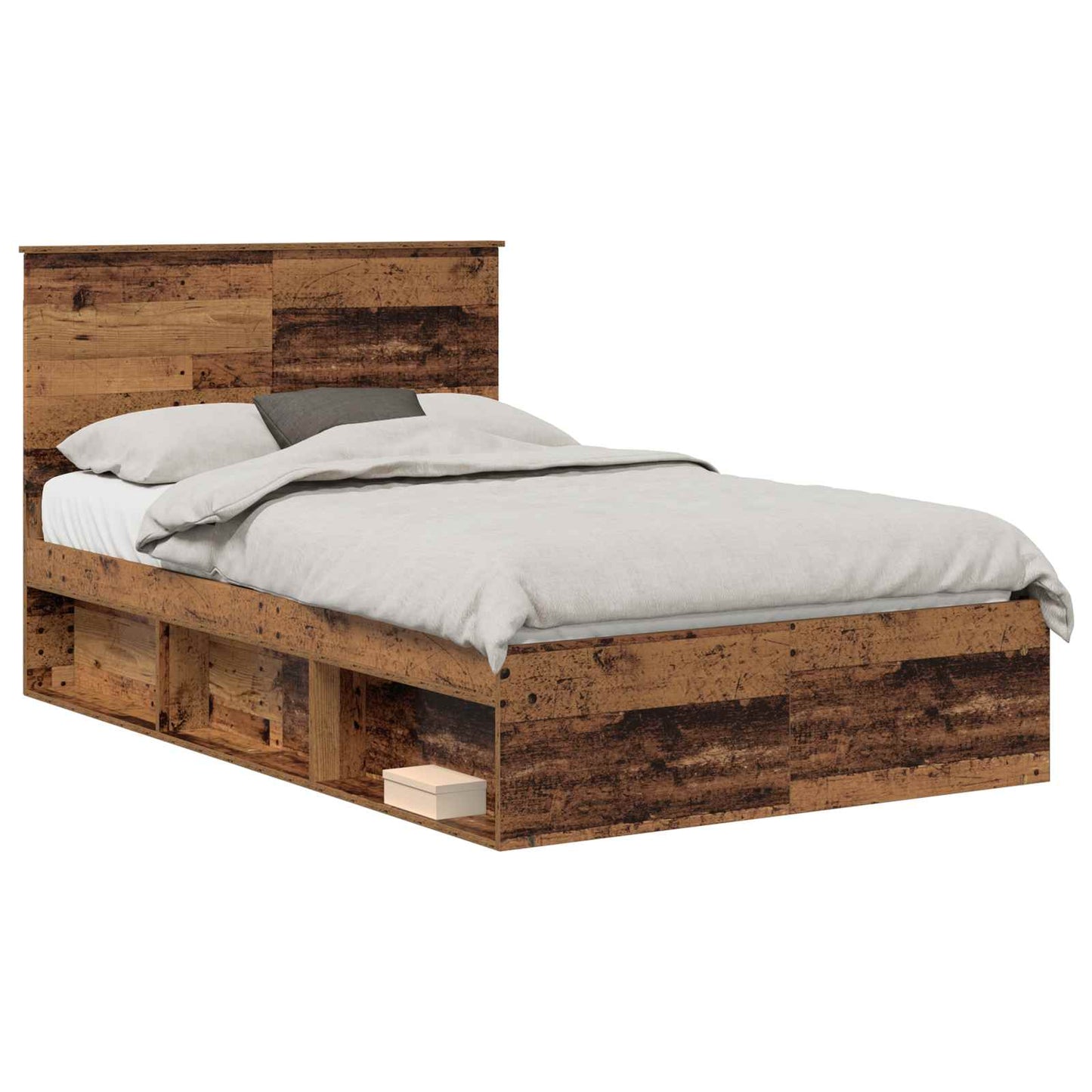 Struttura del letto Legno vecchio 120 x 200 cm Pino massello | homemem39