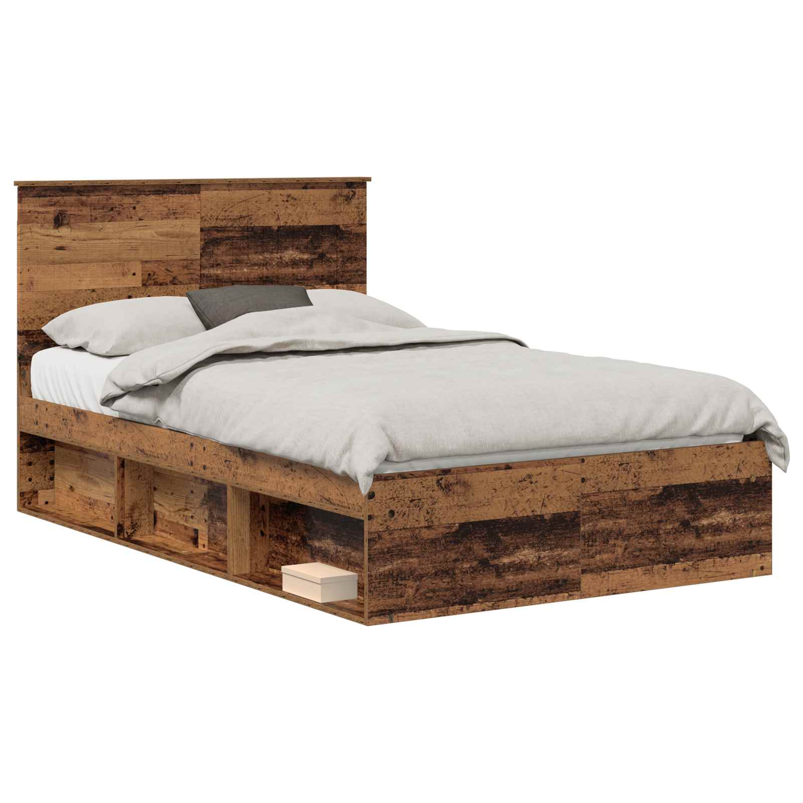 Struttura del letto Legno vecchio 120 x 200 cm Pino massello | homemem39