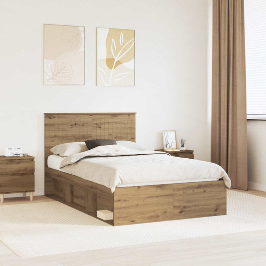 Struttura del letto Rovere Artigianale 120 x 200 cm | homemem39