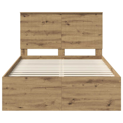 Struttura del letto Rovere Artigianale 120 x 200 cm | homemem39