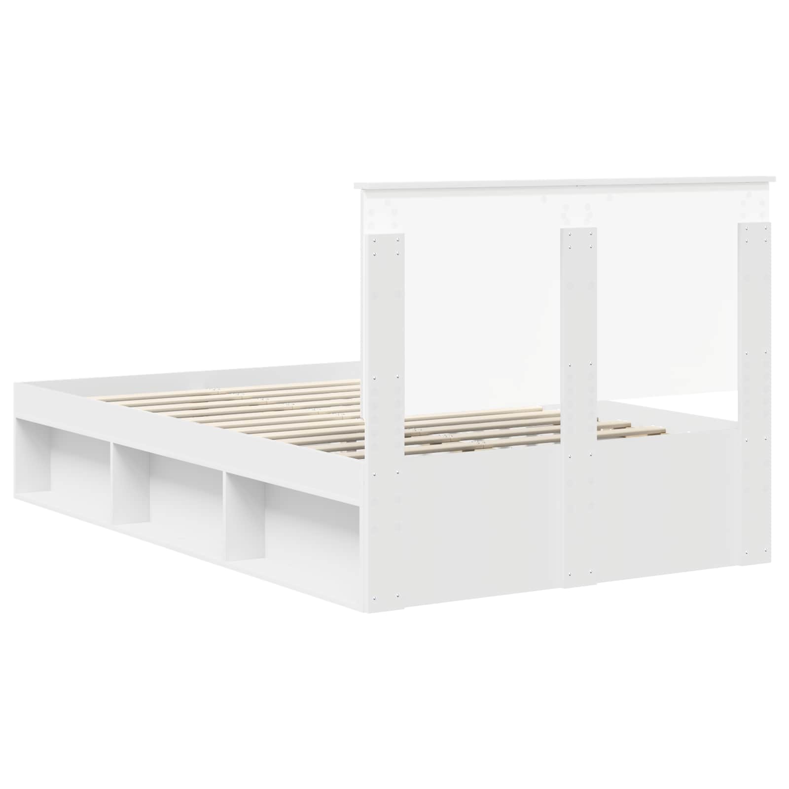 Struttura del letto Bianco 120 x 190 cm Pino massello | homemem39