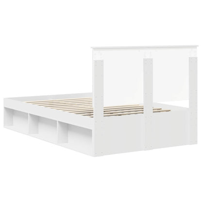 Struttura del letto Bianco 120 x 190 cm Pino massello | homemem39