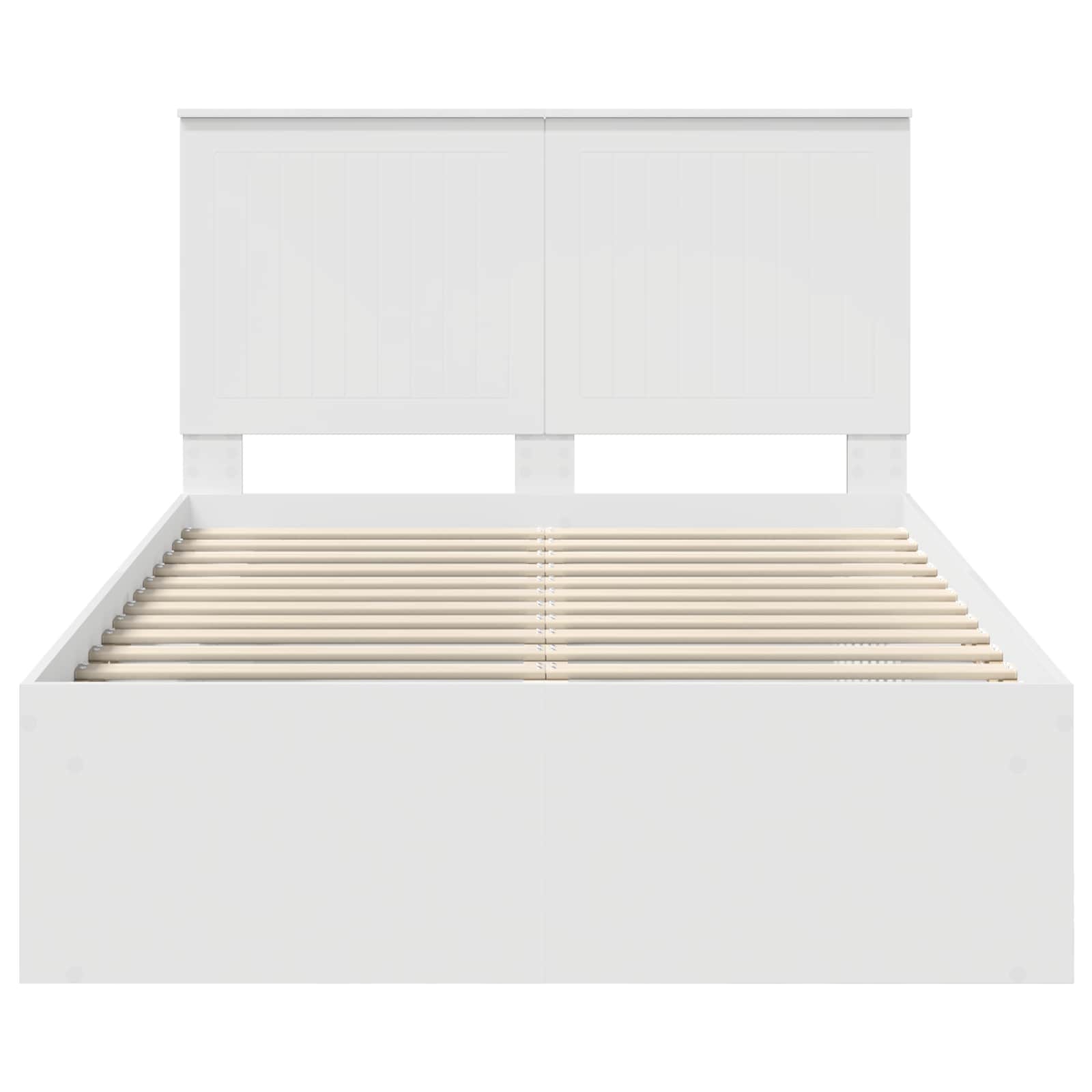 Struttura del letto Bianco 120 x 190 cm Pino massello | homemem39