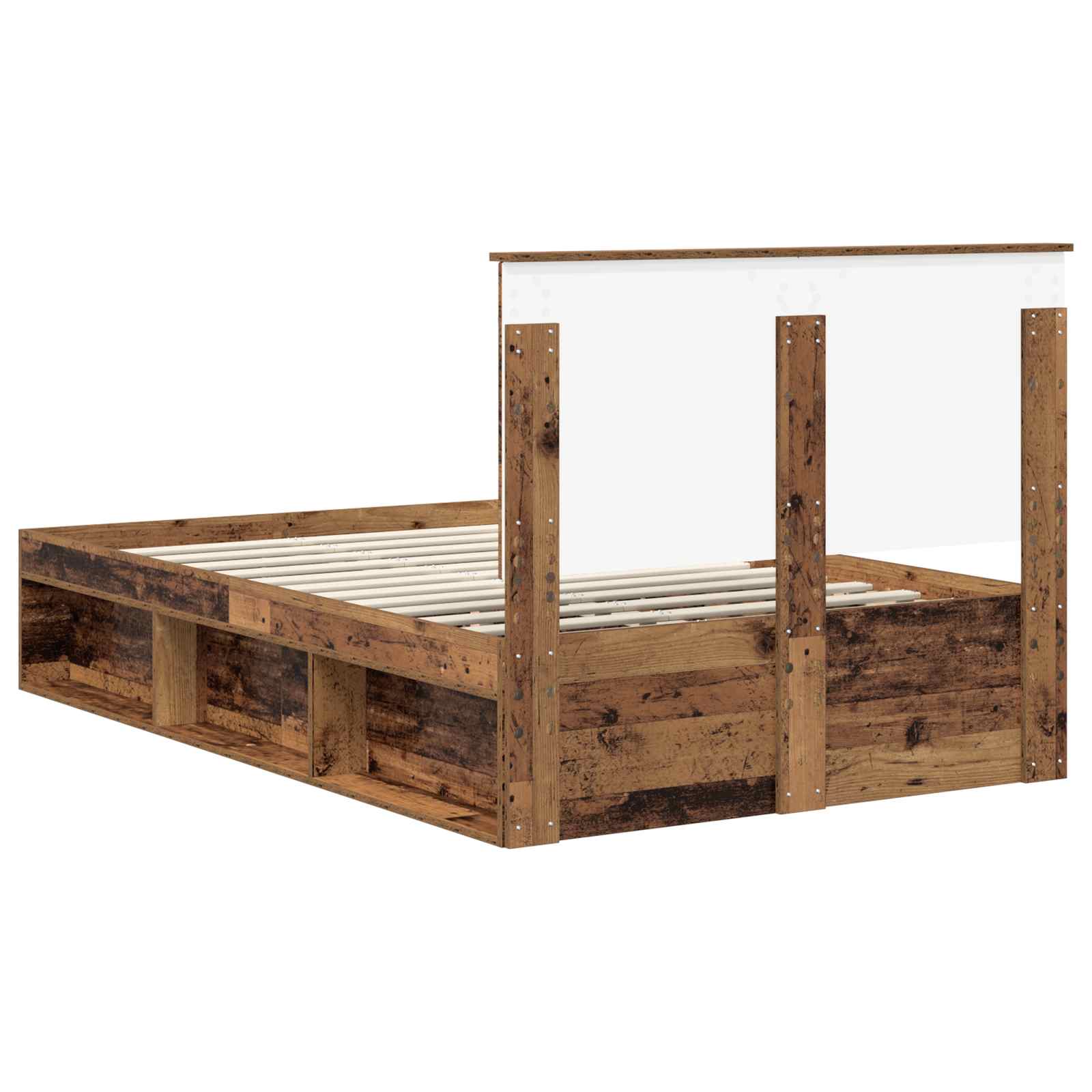 Struttura del letto Legno vecchio 120 x 190 cm Pino massello | homemem39