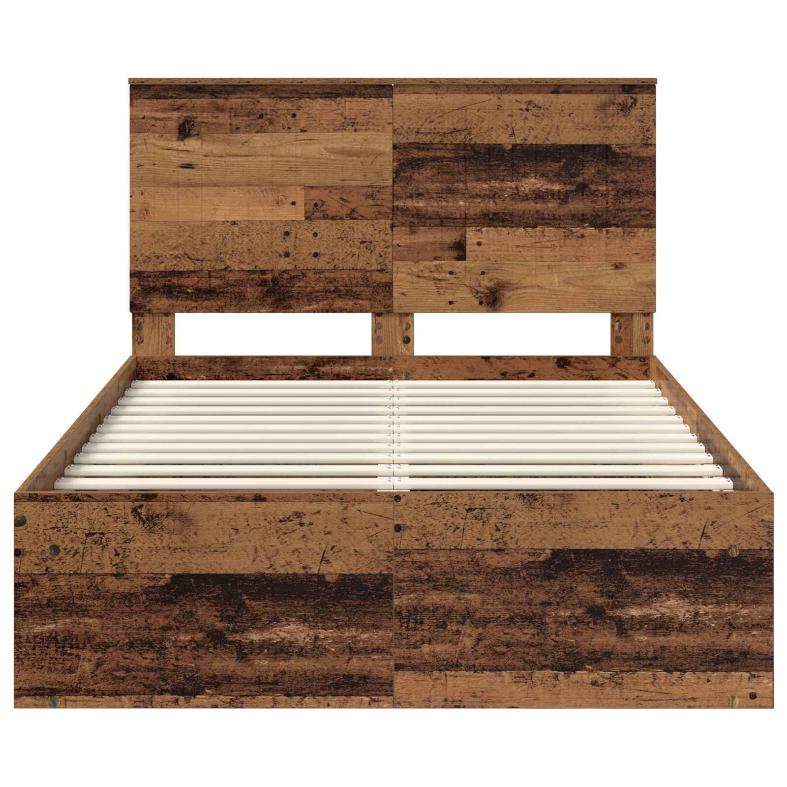Struttura del letto Legno vecchio 120 x 190 cm Pino massello | homemem39