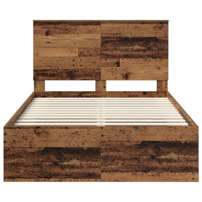 Struttura del letto Legno vecchio 120 x 190 cm Pino massello | homemem39