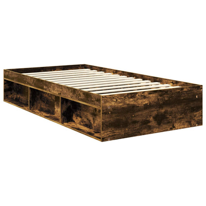Struttura del letto Rovere fumé 100 x 200 cm Pino massello | homemem39