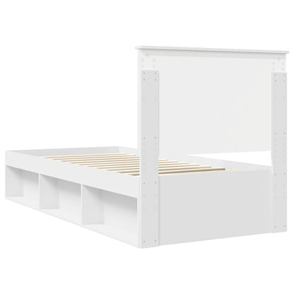 Struttura del letto Bianco 90 x 200 cm Pino massello | homemem39
