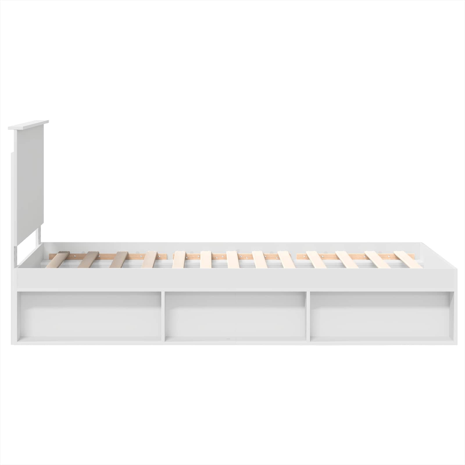 Struttura del letto Bianco 90 x 200 cm Pino massello | homemem39