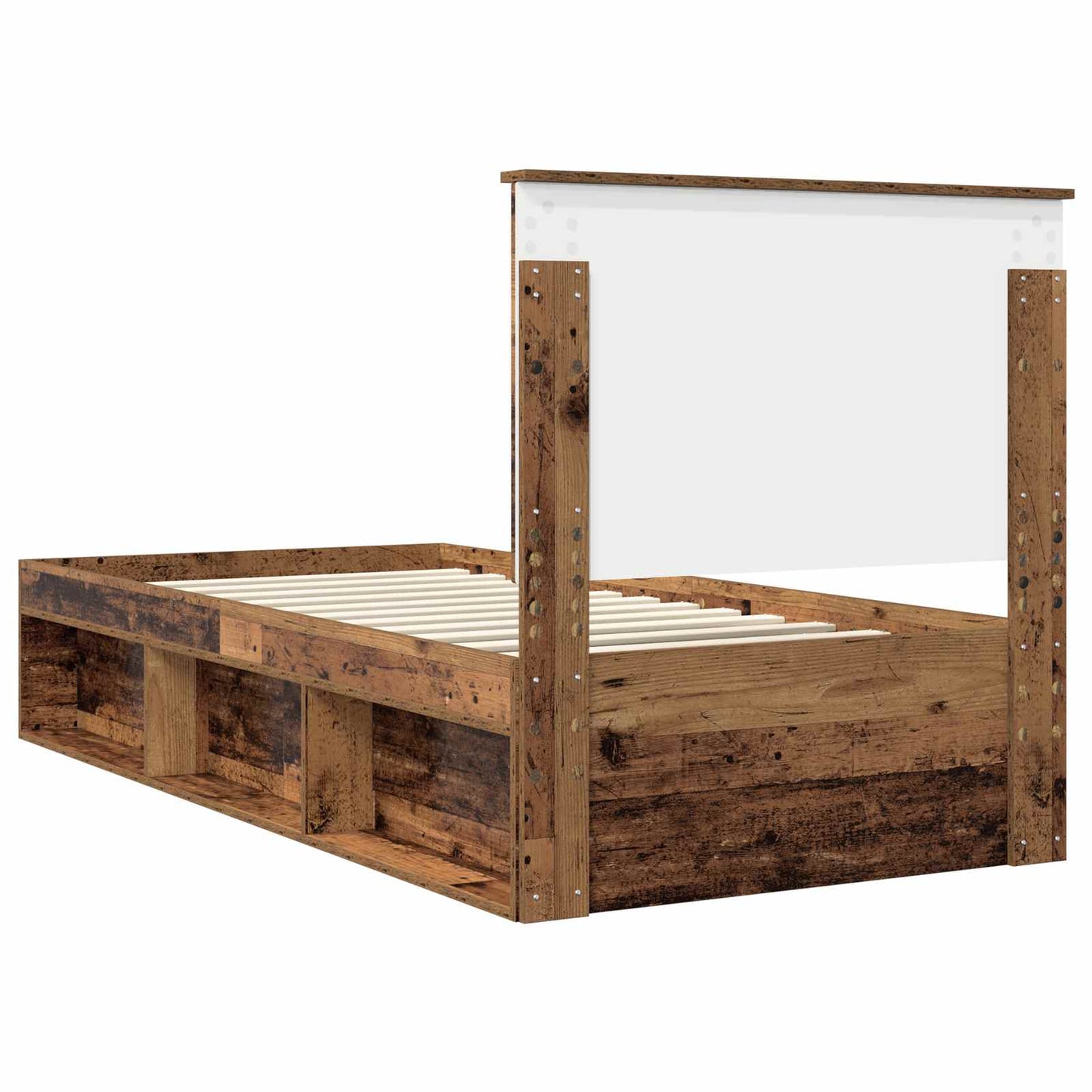 Struttura del letto Legno vecchio 90 x 200 cm Pino massello | homemem39