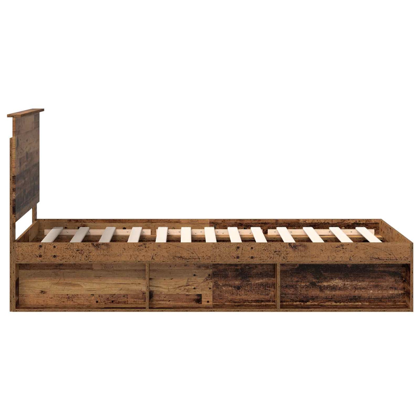 Struttura del letto Legno vecchio 90 x 200 cm Pino massello | homemem39