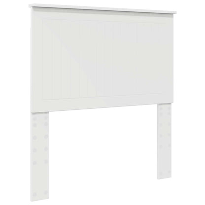 Struttura del letto Bianco 90 x 190 cm Pino massello | homemem39