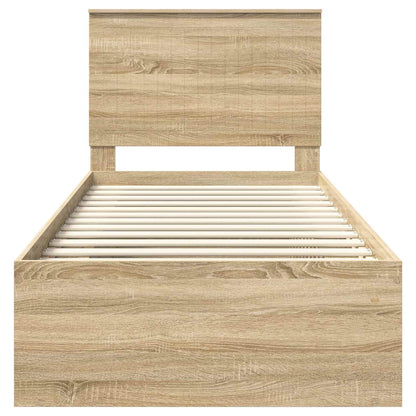 Struttura del letto Sonoma 90 x 190 cm Pino massello | homemem39