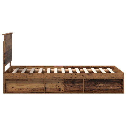 Struttura del letto Legno vecchio 90 x 190 cm Pino massello | homemem39
