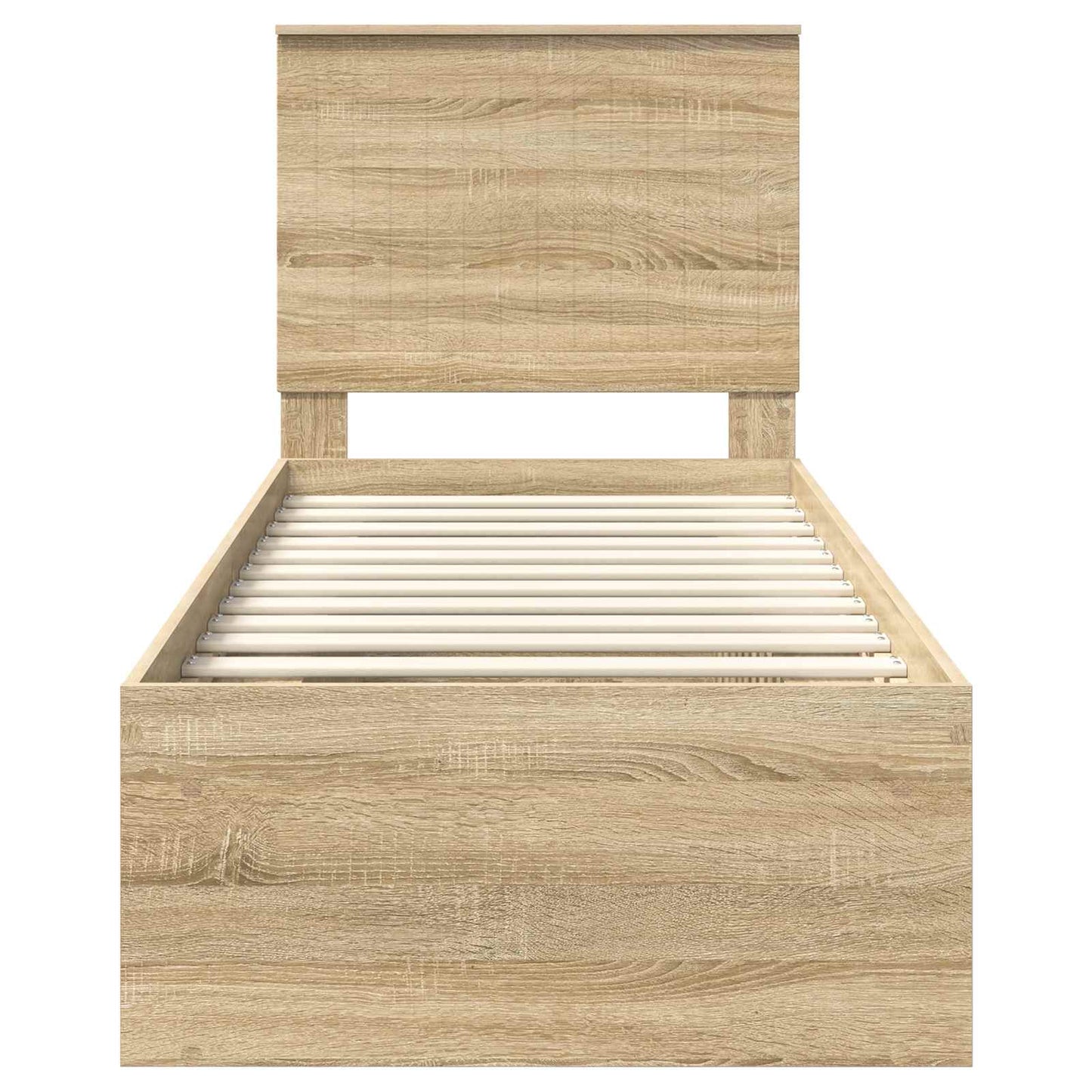 Struttura del letto Rovere Sonoma 75 x 190 cm Pino massello | homemem39
