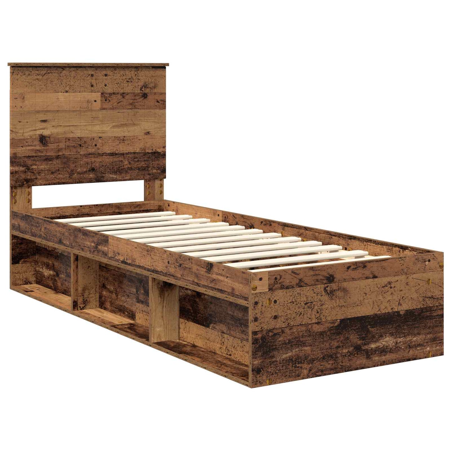 Struttura del letto Legno vecchio 75 x 190 cm Pino massello | homemem39