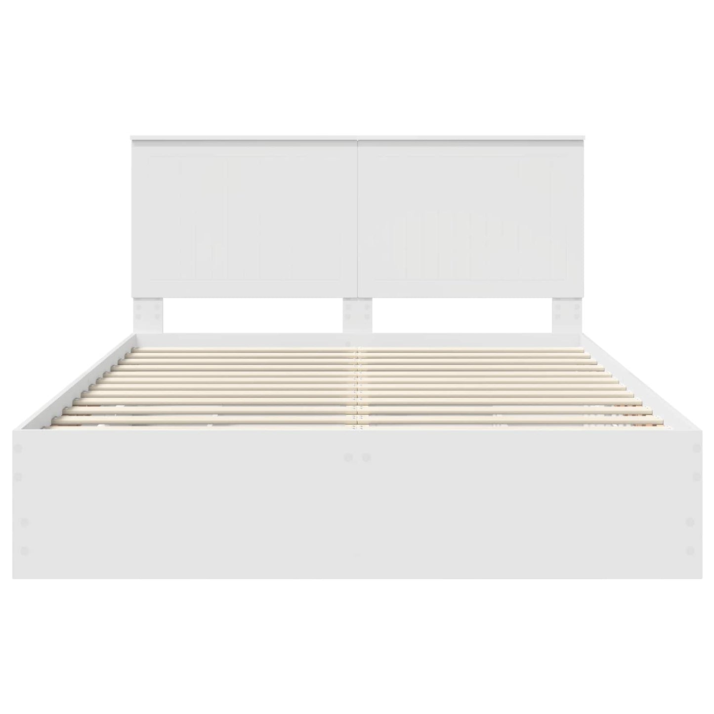 Struttura del letto Bianco 150 x 200 cm Legno Ingegnerizzato | homemem39