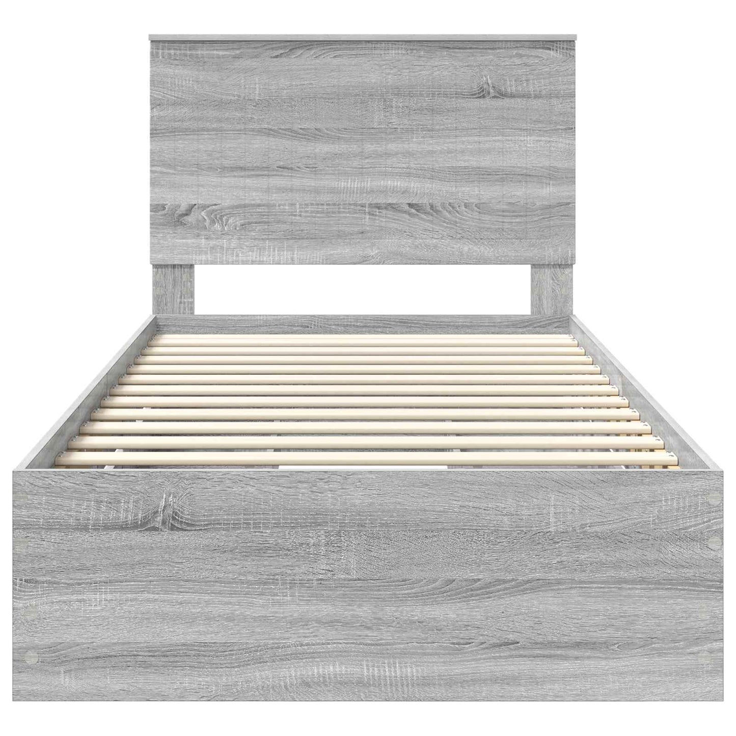 Struttura del letto con cassetto Grigio Sonoma 100 x 200 cm